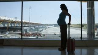 pregnant traveller