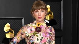 Taylor Swift won album of the year at the 2021 Grammys