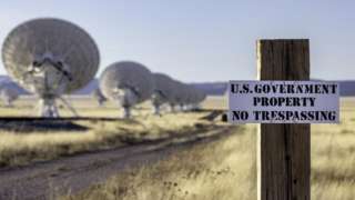 US government radio dishes