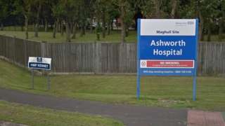 Ashworth Hospital sign