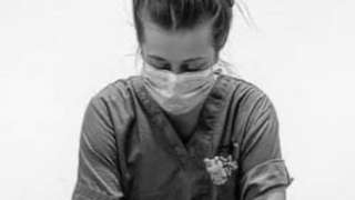 Black and white picture of Emily Moorhouse