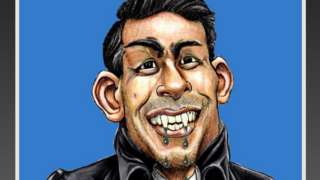 Alba Party poster reading: "No wonder he's laughing. He's got Scotland's oil", alongside a vampire-like image of Rishi Sunak