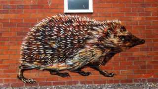 Hedgehog painting by ATM
