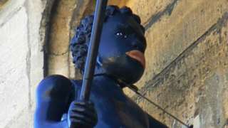The Black Boy statue in Stroud