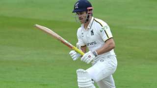 Warwickshire's Sam Hain hit his fifth first-class fifty of the season