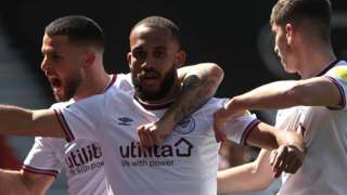 Bryan Mbeumo's goal was his seventh in the Championship this season