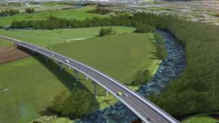Artist's impression of how the road could look