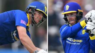 Durham's Alex Lees made 78 not out, while Graham Clark hit 66