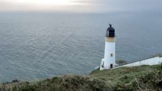 Maughold Head and lighthouse