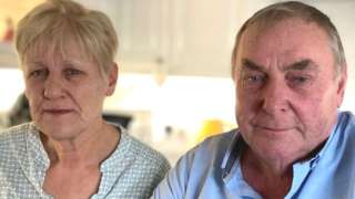 Cled Jones, right, and wife Susan