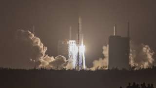 Launch of Long March rocket