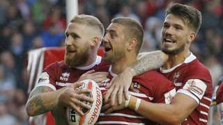 Wigan celebrate