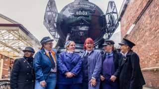 All female crew on Flying Scotsman