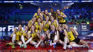 Vakıfbank kadın voleybol takımı Şampiyonlar Ligi şampiyonu oldu.