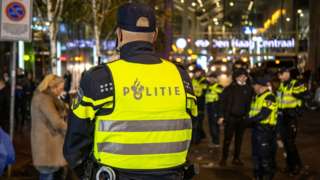 A Dutch policeman in The Hague