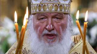 Patriarch Kirill of Moscow and All Russia conducts a Christmas liturgy at the Cathedral of Christ the Saviour