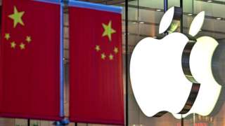 चीन में एप्पल का कारोबार