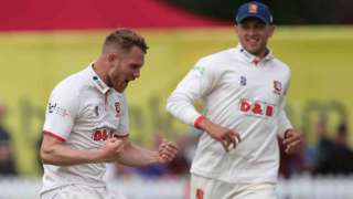 Jamie Porter took the final wicket for Essex