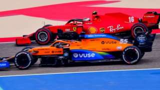 Ferrari and McLaren test the Pirelli 2021 tyre design in Bahrain