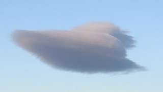 Cloud shaped like an Imperial Cruiser