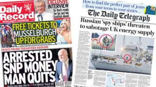 Daily Record and Daily Telegraph