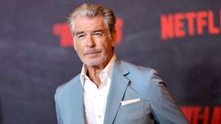 Pierce Brosnan on the red carpet