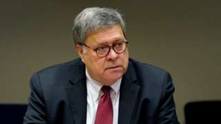 Barr at a meeting