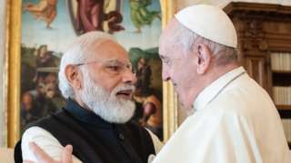 Prime Minister Modi and Pope Francis