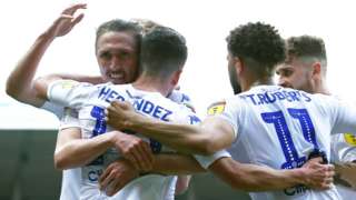 Leeds celebrate.