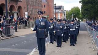 RAF Cosford marches through Dudley