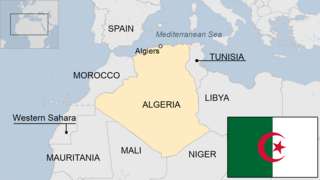 Map of Algeria