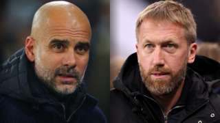 Pep Guardiola and Graham Potter