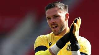 Stoke keeper Jack Butland