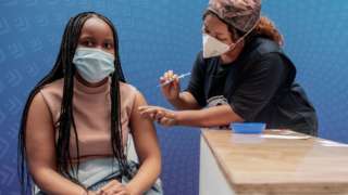 Vacunación en Sudáfrica.