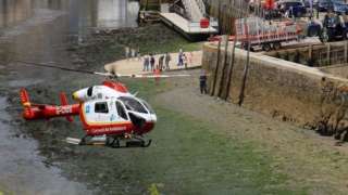 air ambulance on scene