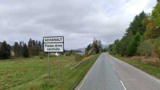 A832 at Achanalt