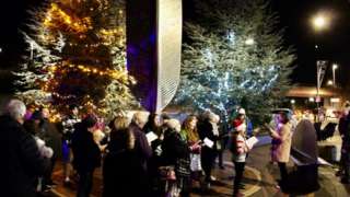 Tree of Light campaign light-up in Southampton