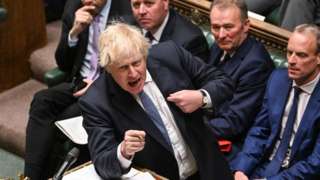 Boris Johnson in Parliament 25 May