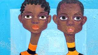 Baby Blue I, by Adulphina Imuede