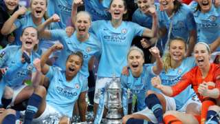 Manchester City celebrate