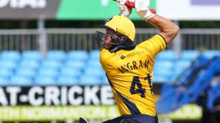 Colin Ingram's 155 broke Huw Morris's record for the highest individual score in List A cricket at Sophia Gardens
