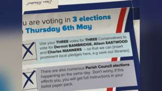 Election leaflet