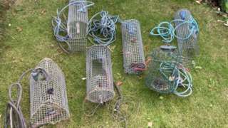 Illegal creel traps found in the River Skerne