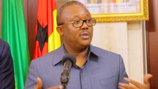 Le président bissau-guinéen Umaro Sissoco Embalo