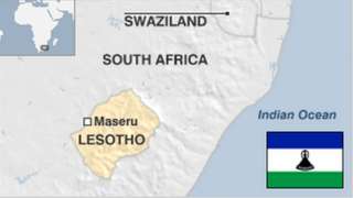 Map of Lesotho