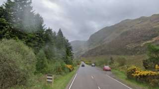 A87 near Glen Shiel