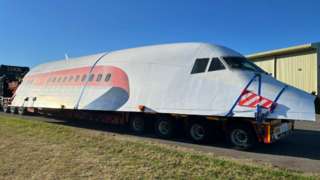 Part of last British Airways Boeing 747