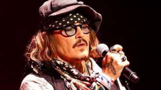 Johnny Depp at the Royal Albert Hall