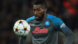 Andre-Frank Zambo Anguissa in action for Napoli