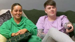 Roisin and Joe, Scottish cast members of Gogglebox